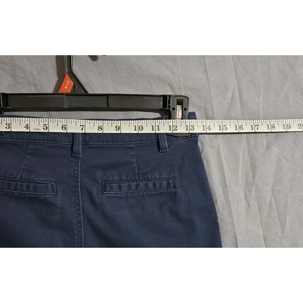 IZOD Boys‎ 14 Slim Flat Front Navy Blue Dress Uniform Pants Straight Leg EUC